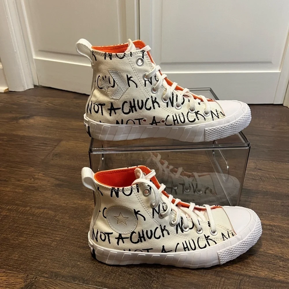 Converse Not A Chuck Embroidery Hi Top Sneaker Size kid 6